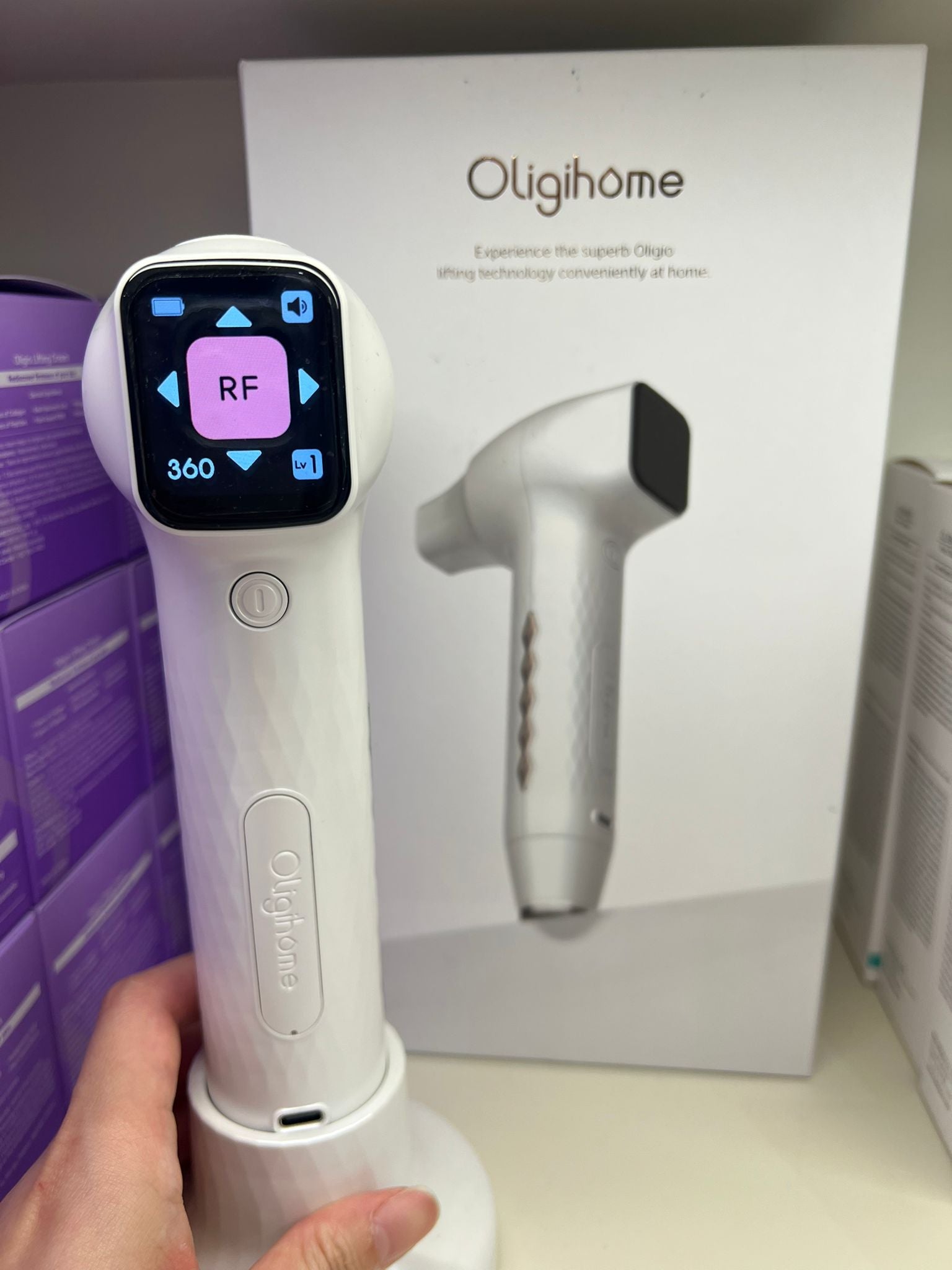 【24小時網站自助下單】🌸韓國製OLIGIHOME 3合1醫美級家用電波拉皮美容儀 包韓國一個月保養 來回運費自付 | 預訂 請先查詢貨期 娉婷貿易公司 Exquisite Beauty Trading Company