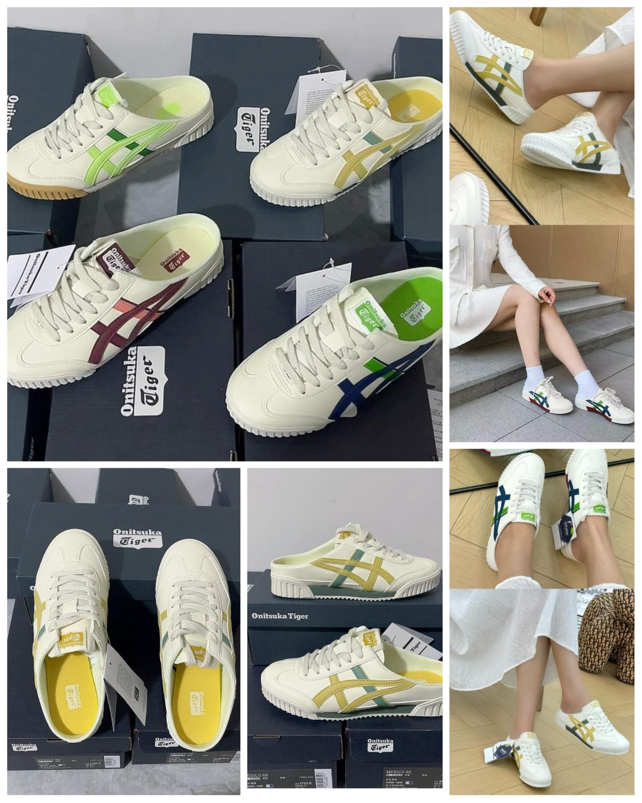 🌸𝐎𝐧𝐢𝐭𝐬𝐮𝐤𝐚 𝐓𝐢𝐠𝐞𝐫 經典休閒半拖鞋🥿 | 預訂約3-4星期(自行備註顏色及尺寸)