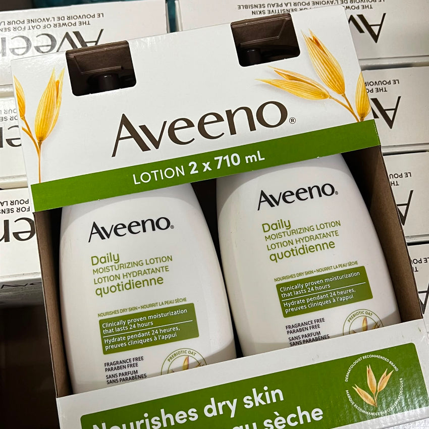 【24小時網站自助下單】現貨🌸AVEENO 艾維諾燕麥潤膚乳710ML*2 | 落單後約3-5個工作天寄出 娉婷貿易公司 Exquisite Beauty Trading Company