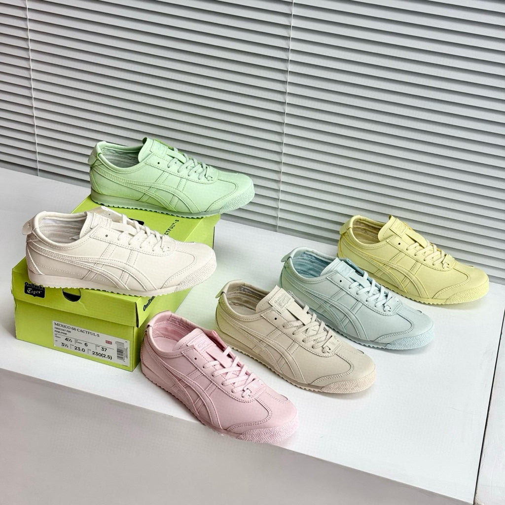 🌸Onitsuka Tiger MEXICO 66 CACTFUL-S 馬卡龍色系運動鞋 | 預訂約3-4星期(自行備註顏色及尺寸)