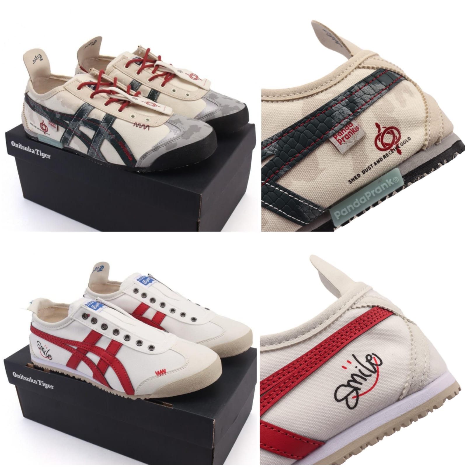 🌸Onitsuka Tiger Mexico 66 Slip On 鬼冢虎帆布織物跑步鞋 | 預訂約3-4星期(自行備註顏色及尺寸)