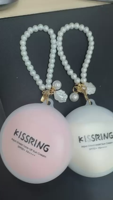 【24小時網站自助下單】2026年8月30日截🌸KISSRING Aqua Shield Tone-up Sun Cream 50ml 水感提亮防曬霜｜臉部潤色防曬 | 預訂約10月中至尾