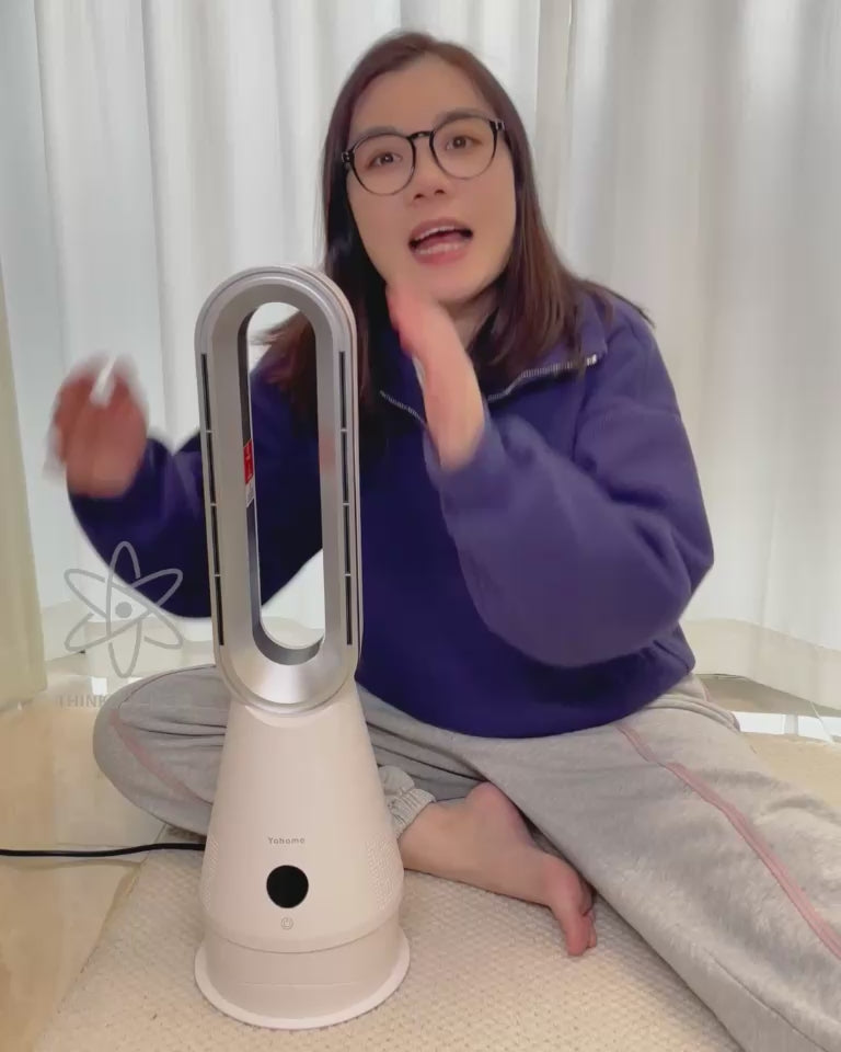 🌸日本Yohome四季負離子空氣淨化即熱靜音冷暖無葉風扇 PRO | 預訂約1-2星期