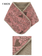 10月21日截🌸 🇯🇵日本直送✈️🟡日本 刺繡貓咪頸巾🟡 | 預訂約11月尾至12月初