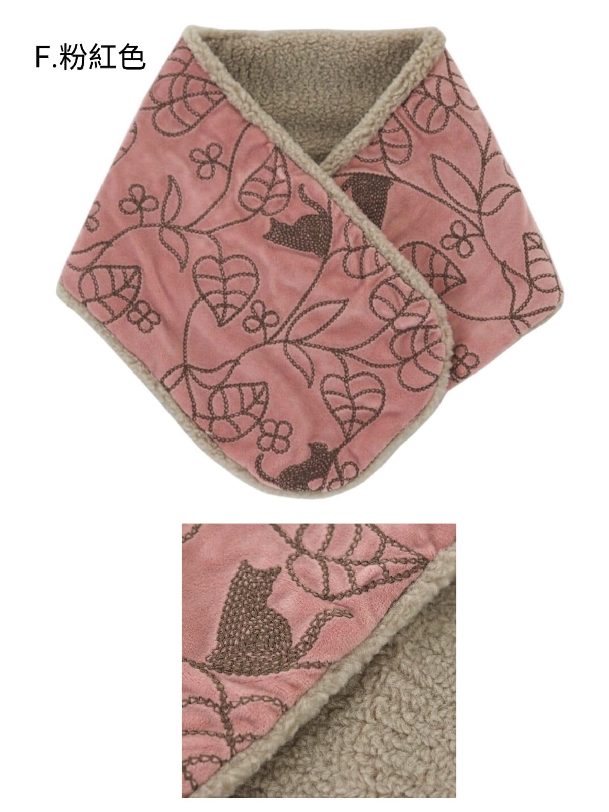 10月21日截🌸 🇯🇵日本直送✈️🟡日本 刺繡貓咪頸巾🟡 | 預訂約11月尾至12月初