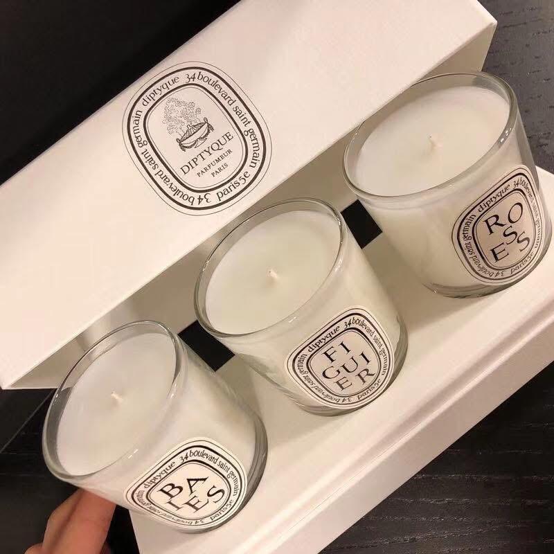 🌸DIPTYQUE ミニキャンドル3点セット（ベ+フィギエ+ローズ 70g×3