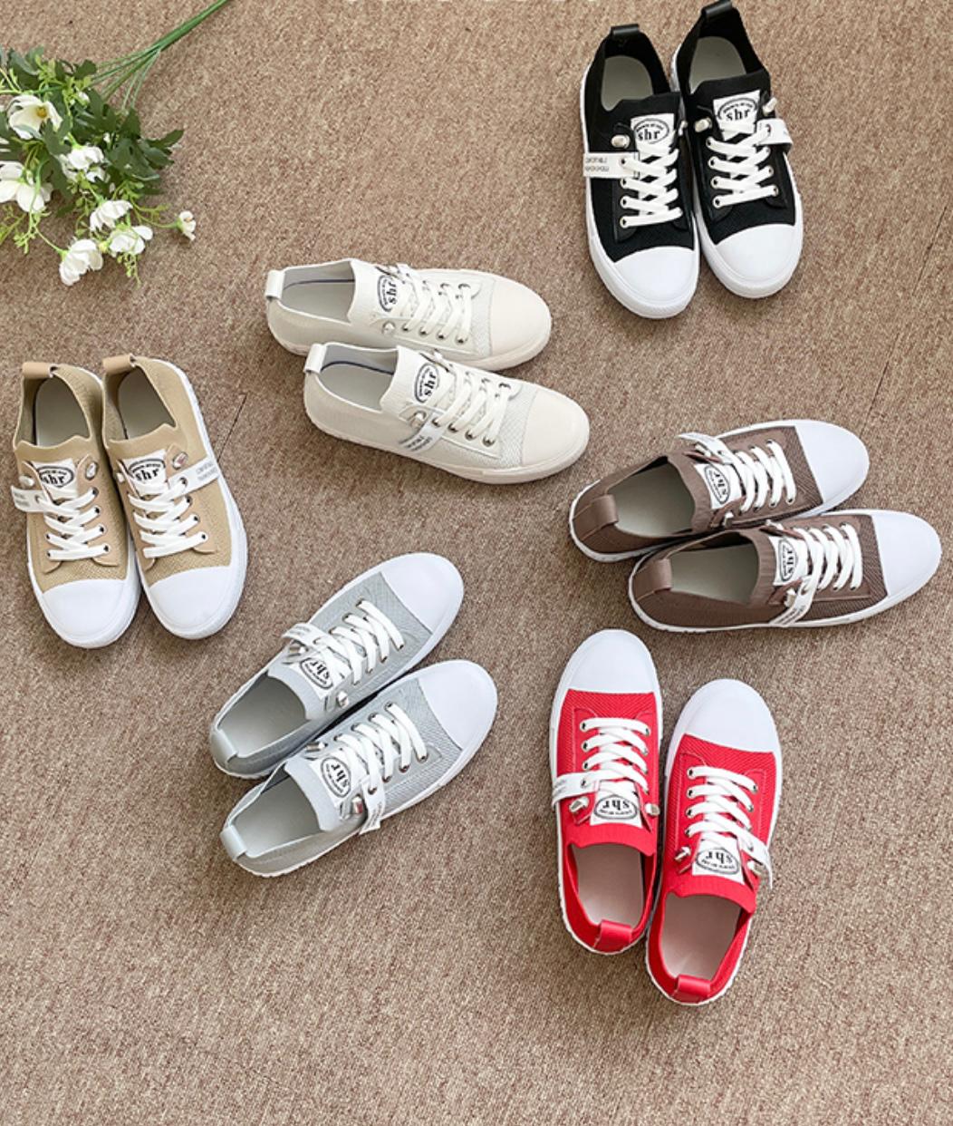 30/10截🌸韓國東大門自家品牌Shoerio👟👍🏻韓國🇰🇷日常舒適帆布鞋 韓國鞋 | 預訂約3-4星期（自行備註顏色及尺寸）