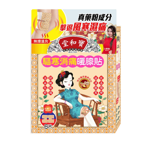 【24小時網站自助下單】 🌸Po Wo Tong寶和堂驅寒消痛暖膝貼 6片 | 預訂約1-2星期 娉婷貿易公司 Exquisite Beauty Trading Company