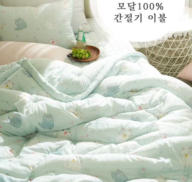 10月25日截🌸100%韓國製 團團爆單韓國廣藏市場棉被團 新款🆕뚱이 BB/小童天絲四季被 | 預訂約3-4星期