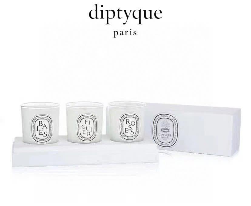 🌸DIPTYQUE ミニキャンドル3点セット（ベ+フィギエ+ローズ 70g×3