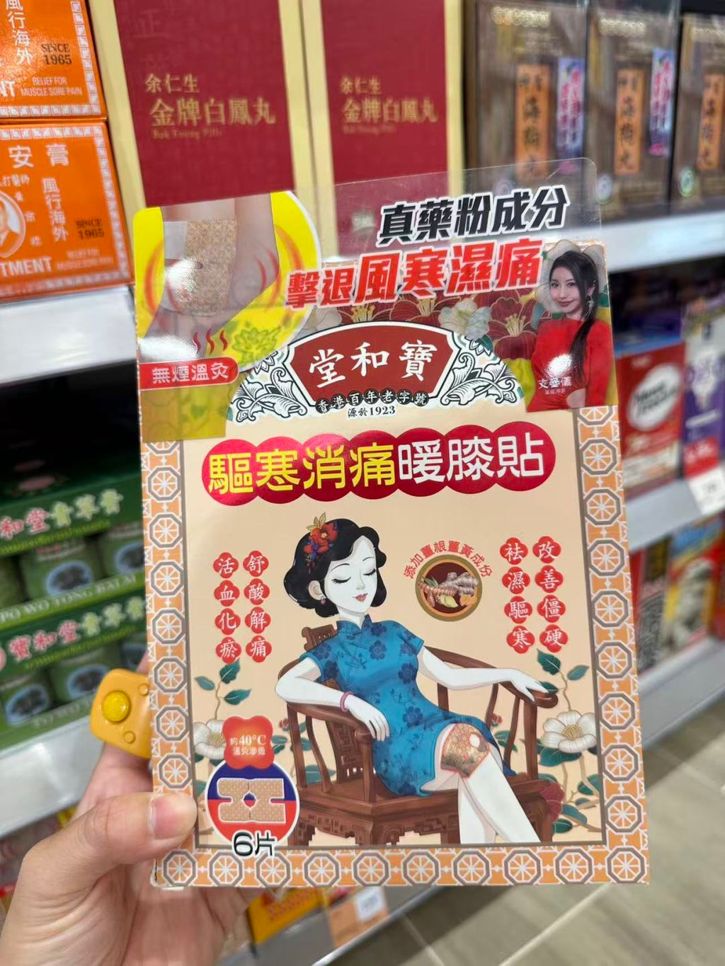 【24小時網站自助下單】 🌸Po Wo Tong寶和堂驅寒消痛暖膝貼 6片 | 預訂約1-2星期 娉婷貿易公司 Exquisite Beauty Trading Company
