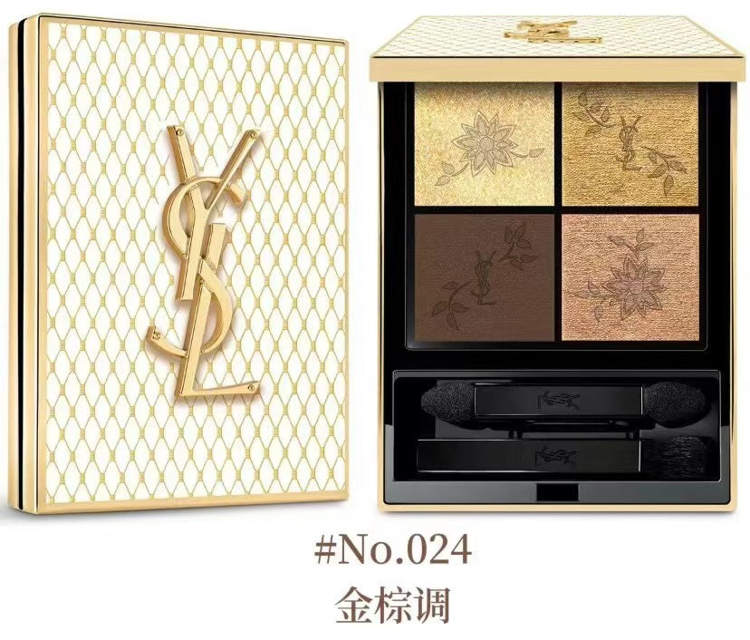 【24小時網站自助下單】供應商現貨 🌸免稅正品 Ysl聖羅蘭四色眼影 No.024（2024聖誕限定款） | 預訂 逢星期一、三返倉執貨 其後約3-5個工作天寄出