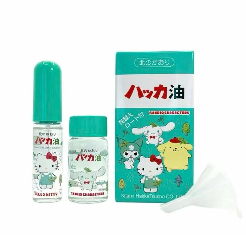 🌸❤️‍🔥爆單品❤️‍🔥日本🇯🇵直送 北見薄荷油套裝 Hello kitty聯名 日本限定款 11.5ml + 20ml | 預訂約1-2星期 娉婷貿易公司 Exquisite Beauty Trading Company