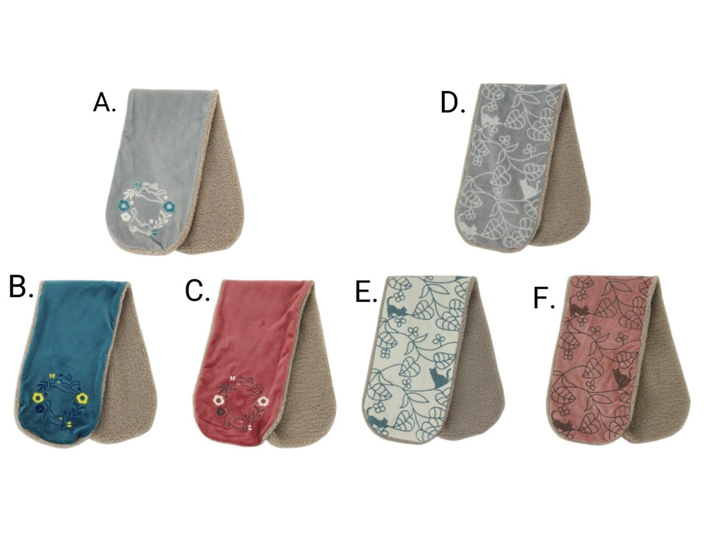 10月21日截🌸 🇯🇵日本直送✈️🟡日本 刺繡貓咪頸巾🟡 | 預訂約11月尾至12月初