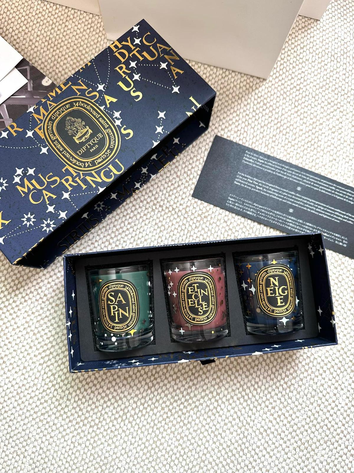 🌸💞法國 Diptyque 星空香薰蠟燭3件套 | 預訂約2-3星期