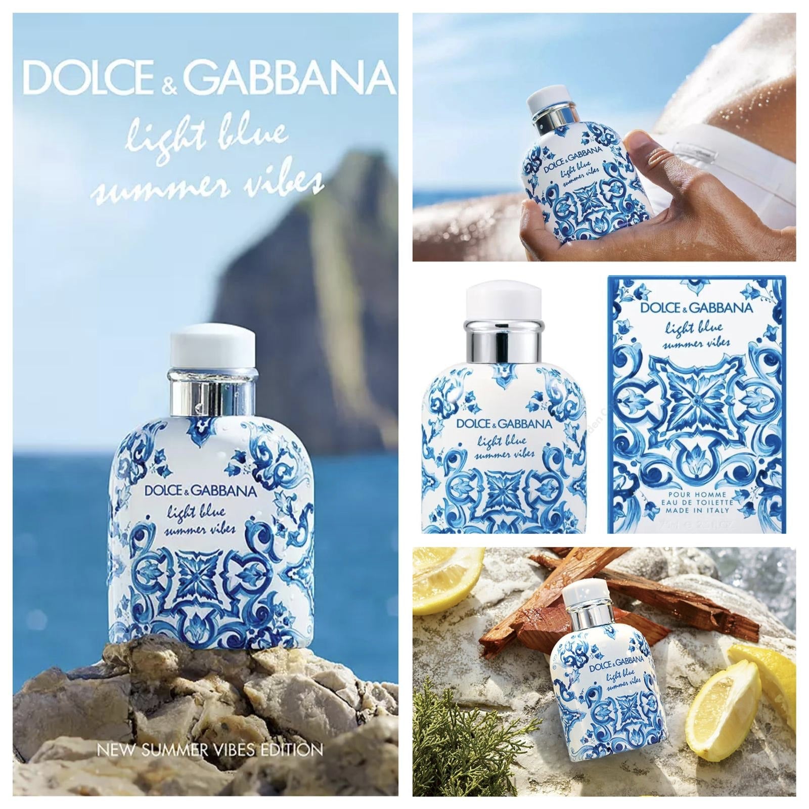 🌸 Dolce & Gabbana 淺藍心動印記男性淡香水125ml | 預訂約4-5星期