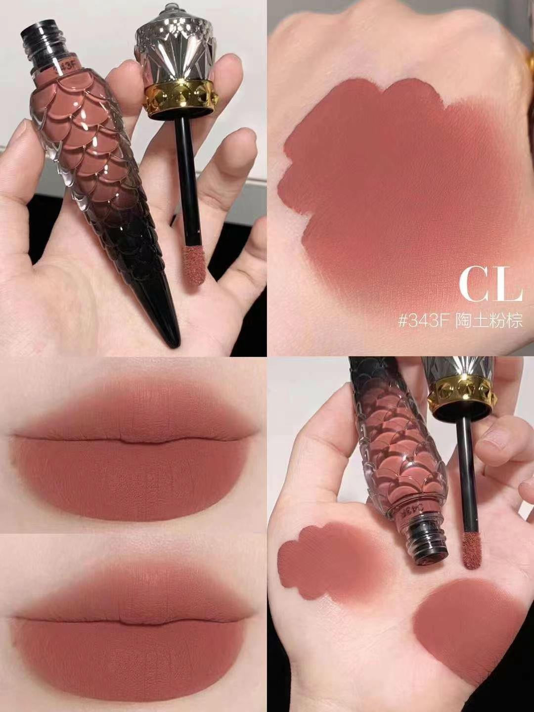 供應商現貨💫專櫃貨 CHRISTIAN LOUBOUTIN 蘿蔔丁 啞光唇釉# 343F | 預訂 逢星期二，四返倉執貨 其後約3-5個工作天寄出 娉婷貿易公司 Exquisite Beauty Trading Company