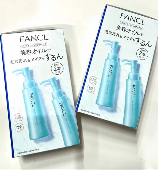 供應商現貨💫Fancl芳珂卸粧油藥粧版兩支裝新版本120ml*2 | 預訂 逢星期一，三返倉執貨 其後約3-5個工作天寄出