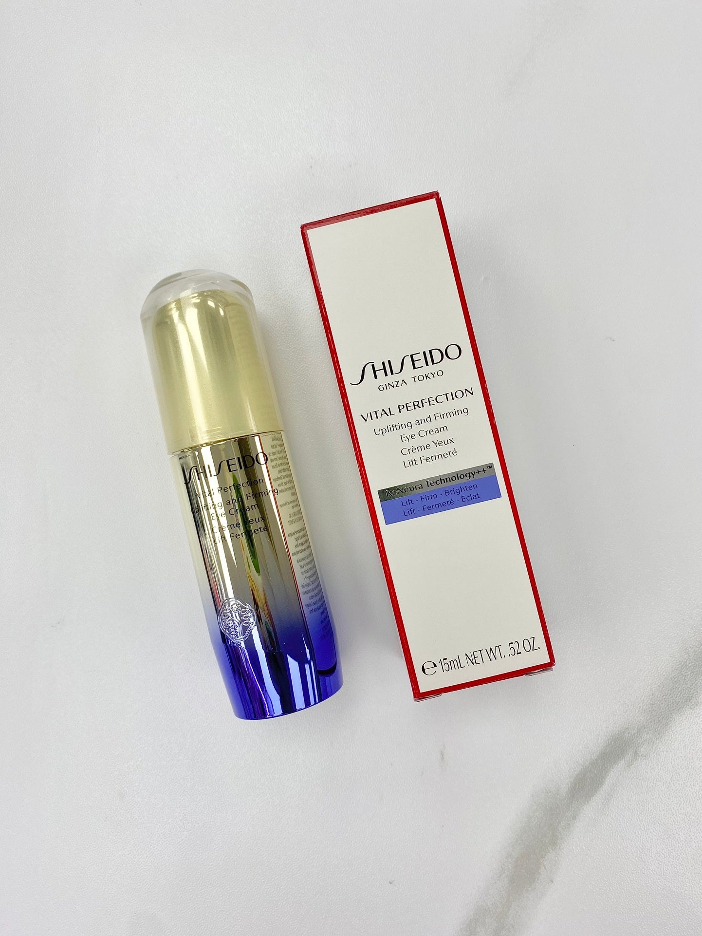 供應商現貨🌸免稅正品 Shiseido Vital Perfection Uplifting and Firming Eye Cream 資生堂賦活塑顏提拉眼霜/抗糖眼霜15ml | 預訂 逢星期一，三返倉執貨 其後約3-5個工作天寄出