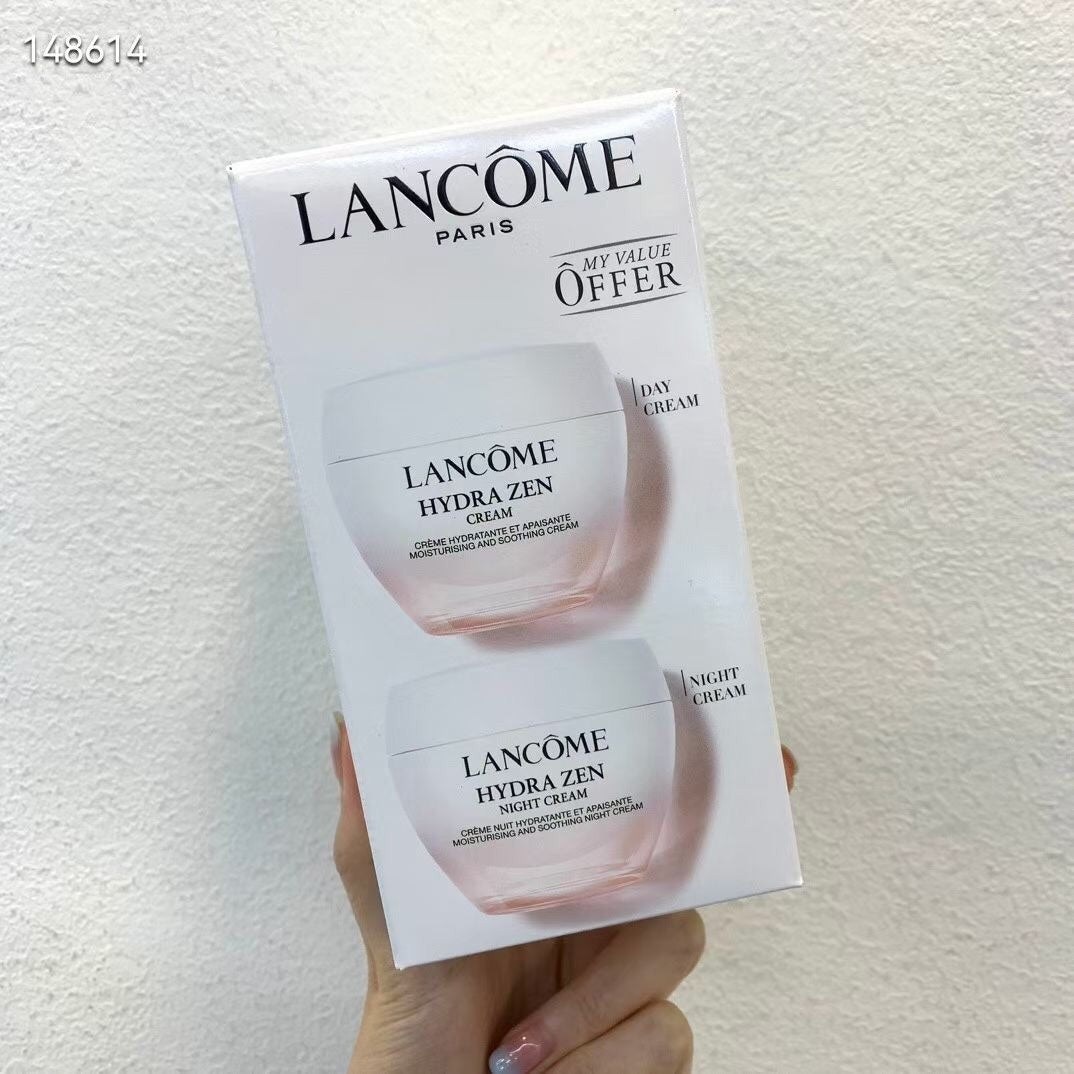 💫免稅正品 Lancome蘭蔻水份緣日晚霜兩件套各50ml🆕2024年最新版 | 預訂約1-2星期