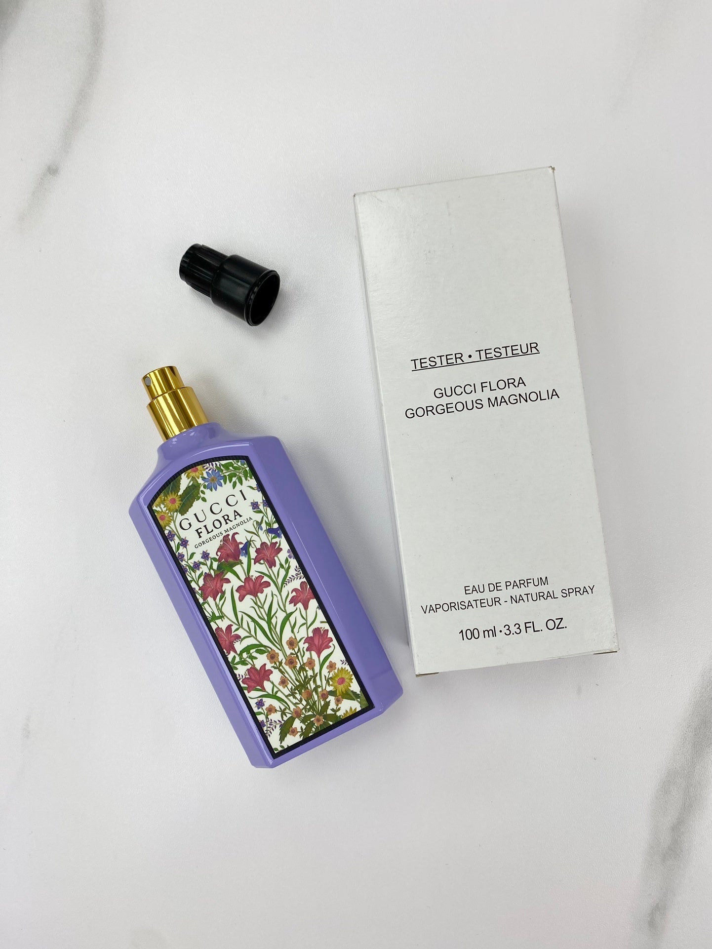 供應商現貨💫免稅正品 💜GUCCI FLORA GORGEOUS MAGNOLIA Eau De Parfum 古馳綺夢木蘭淡香精100ml🌟簡裝 | 預訂 逢星期一，三返倉執貨 其後約3-5個工作天寄出