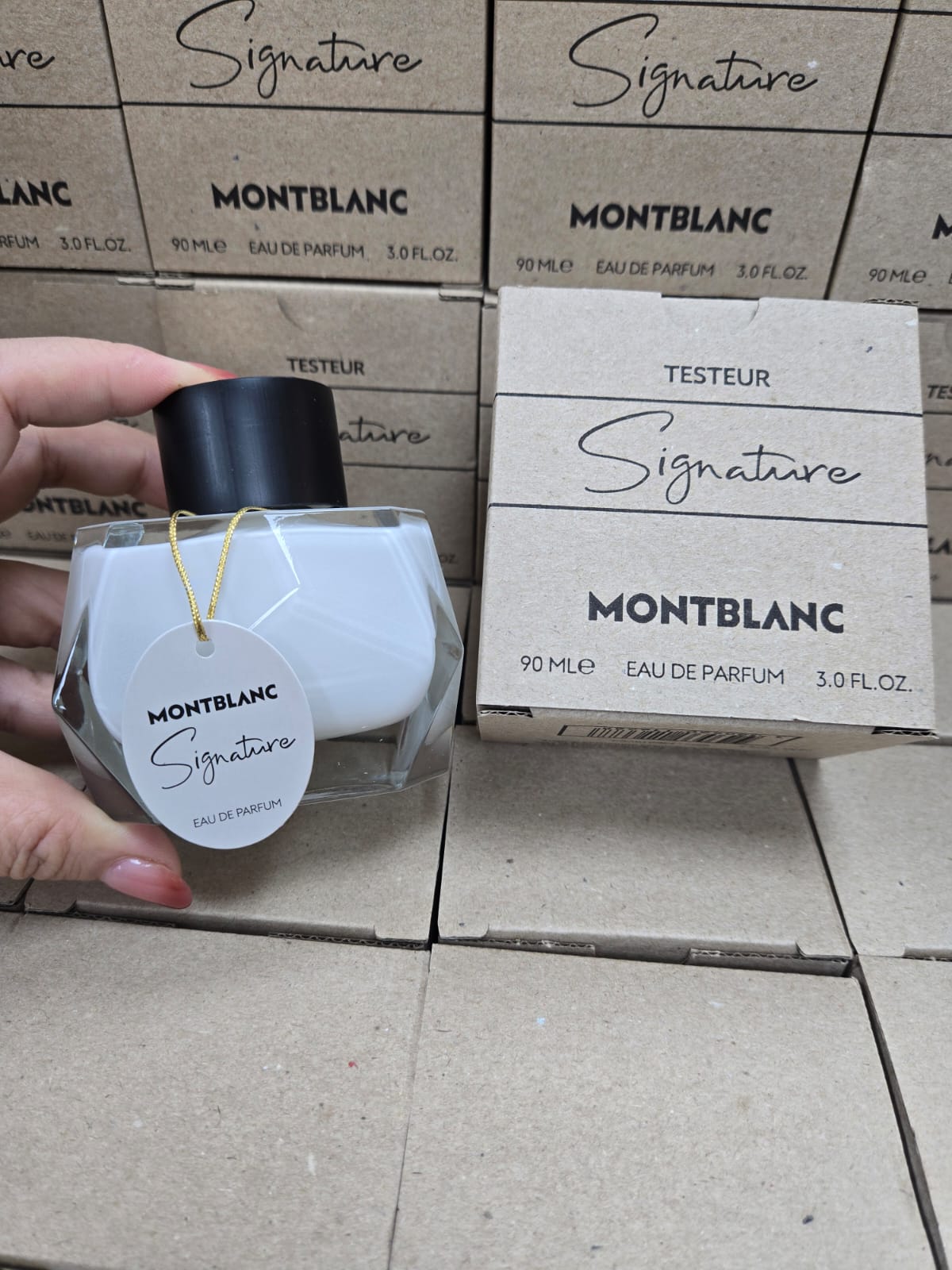 售完即止🌸免稅正品 MONT BLANC SIGNATURE EDP 90ML TESTER 萬寶龍永恆之名女香EDP 90簡裝(有蓋) | 預訂約2星期