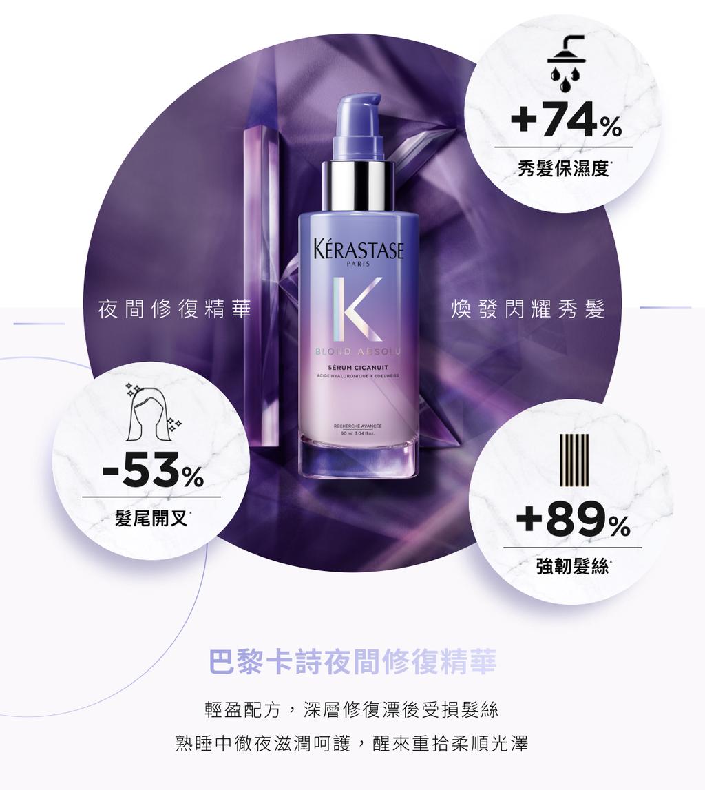 供應商現貨🌸免稅正品 Kerastase卡詩玻尿酸水光夜間奇蹟修護精華90ml【漂染髮質】 | 預訂 逢星期一，三返倉執貨 其後約3-5個工作天寄出