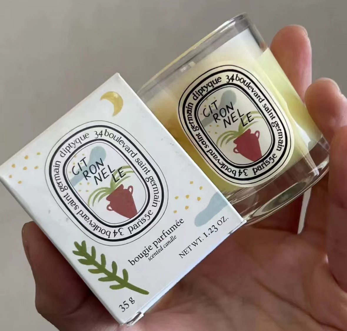 供應商現貨💫免稅正品 Diptyque蒂普提克2023限定檸檬草citronnelle香薰蠟燭35g | 預訂 逢星期一、三返倉執貨 其後約3-5個工作天寄出