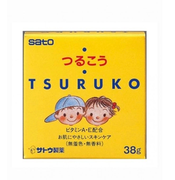 供應商現貨🌸Sato Tsuruko柔美 A+E 嬰孩專用潤膚膏38g | 預訂 逢星期一，三返倉執貨 其後約3-5個工作天寄出