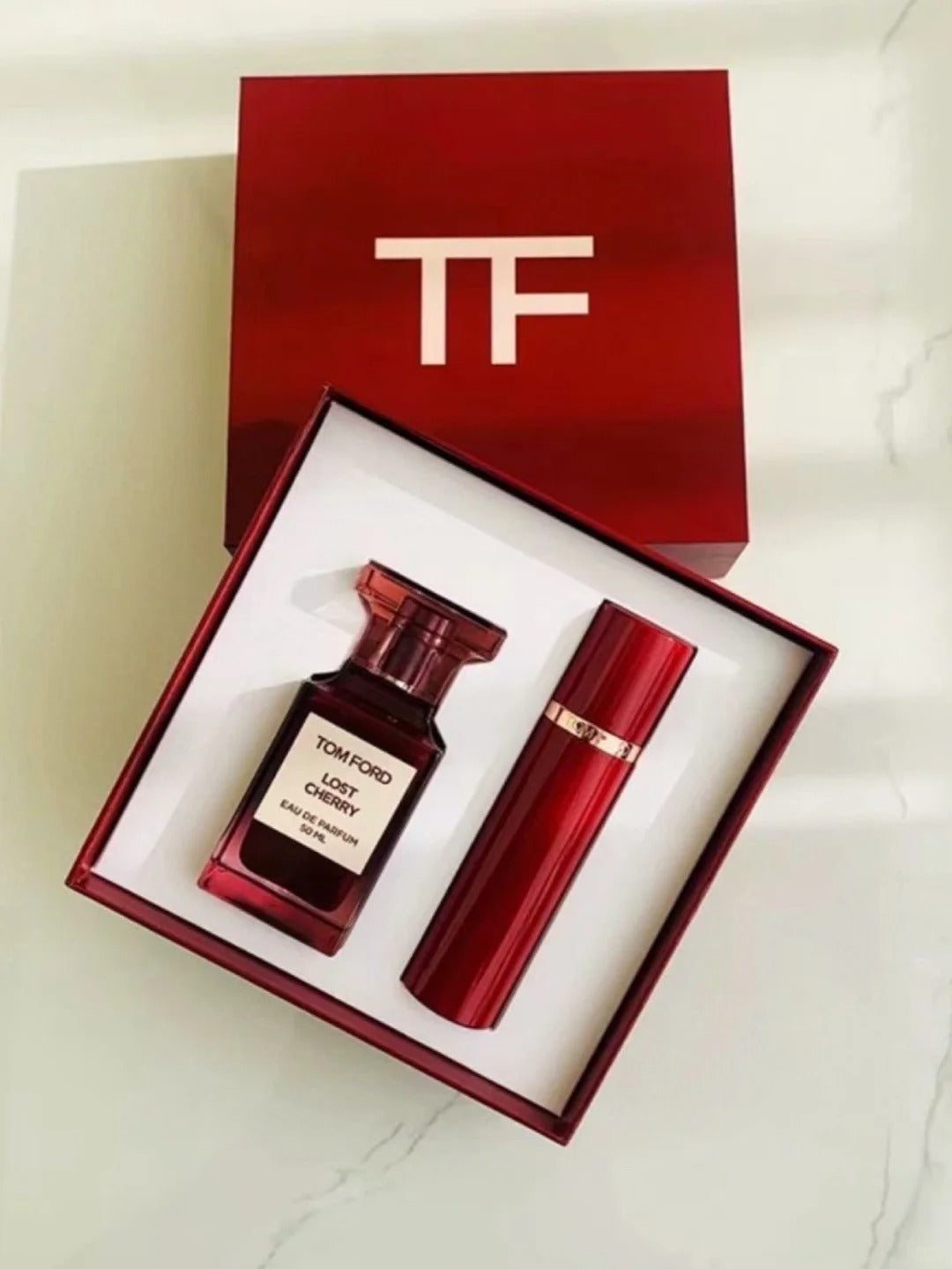 供應商現貨🌸免稅正品 Tom Ford /TF失落櫻桃限量版兩件套50ML+10ML | 預訂 逢星期一，三返倉執貨 其後約3-5個工作天寄出