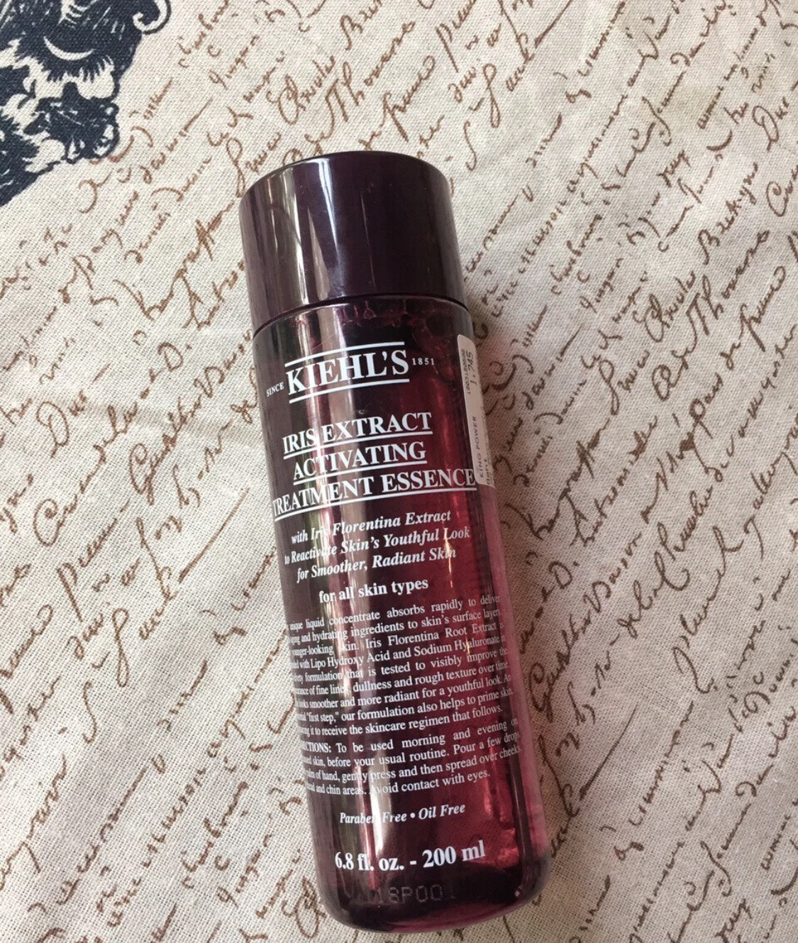 供應商現貨🌸免稅正品 Kiehl's科顏氏紫鳶尾花煥膚水200ml | 預訂 逢星期一，三返倉執貨 其後約3-5個工作天寄出