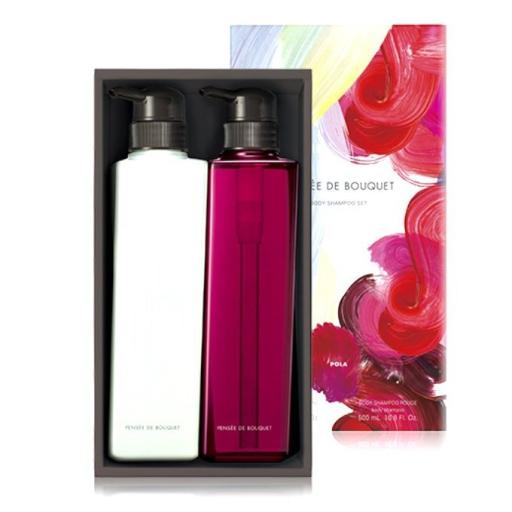 供應商現貨🌸免稅正品 Pola 寶麗[玫瑰味500ml+百合味500ml]沐浴露套裝 | 預訂 逢星期一，三返倉執貨 其後約3-5個工作天寄出
