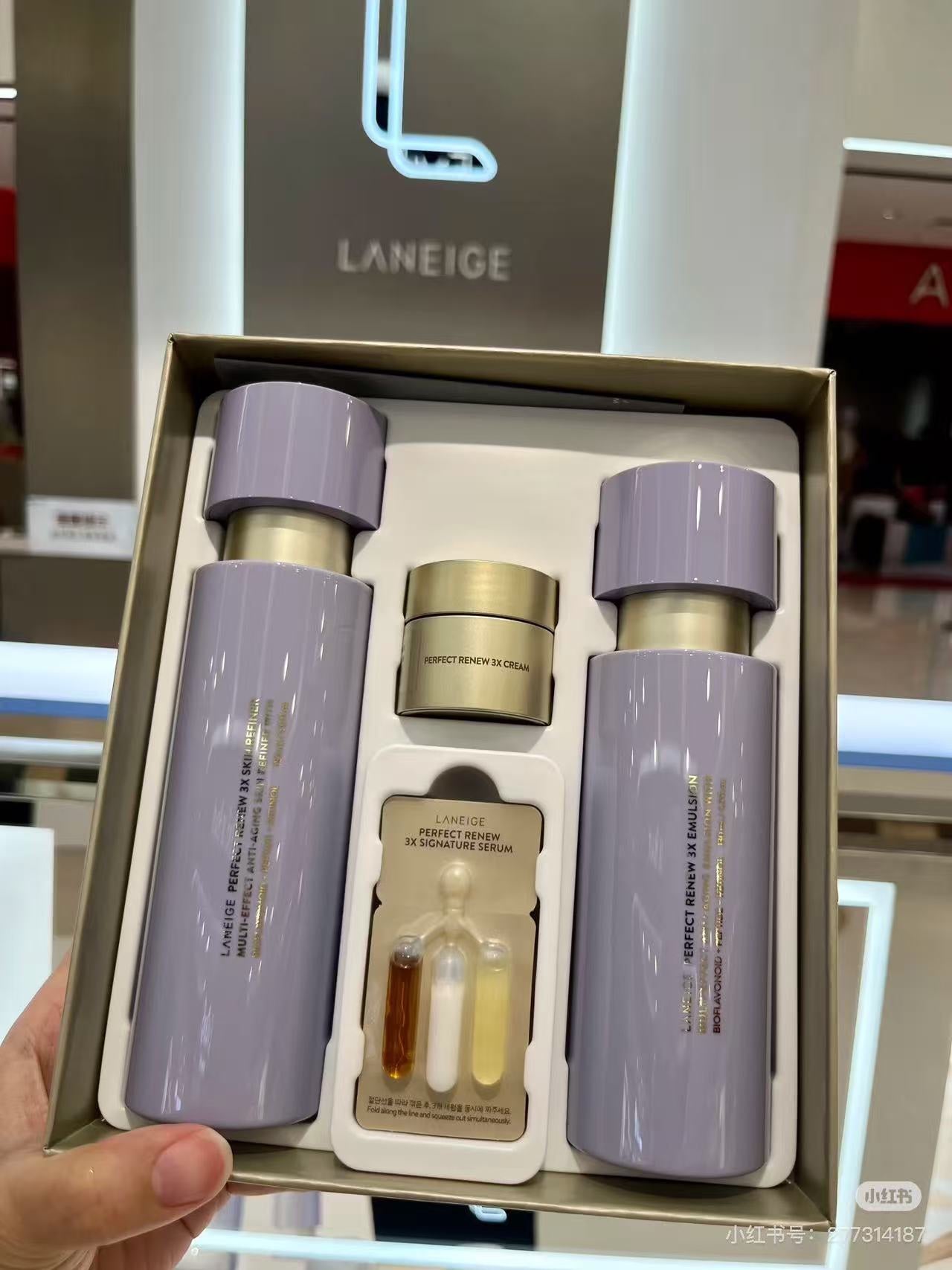 供應商現貨🌸免稅正品 最新日期 韓國🇰🇷Laneige蘭芝緊緻抗衰老套盒 水150ml+乳130ml | 預訂 逢星期一，三返倉執貨 其後約3-5個工作天寄出 娉婷貿易公司 Exquisite Beauty Trading Company