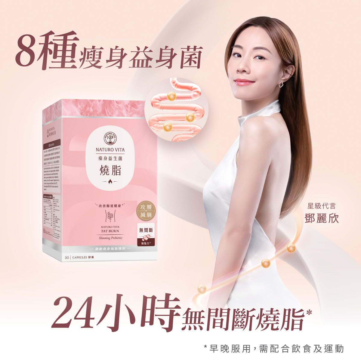 供應商現貨🌸🩷NATURO VITA 瘦身益生菌30粒燒脂🩷 | 預訂 逢星期一，三返倉執貨 其後約3-5個工作天寄出 娉婷貿易公司 Exquisite Beauty Trading Company