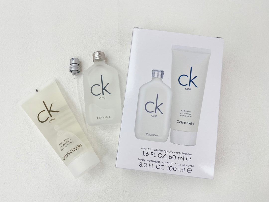 供應商現貨🌸免稅正品 CALVIN KLEIN Ck ONE EAU DE TOILETTE 50ML & BODY WASH 100ML 淡香2件套 | 預訂 逢星期一，三返倉執貨 其後約3-5個工作天寄出