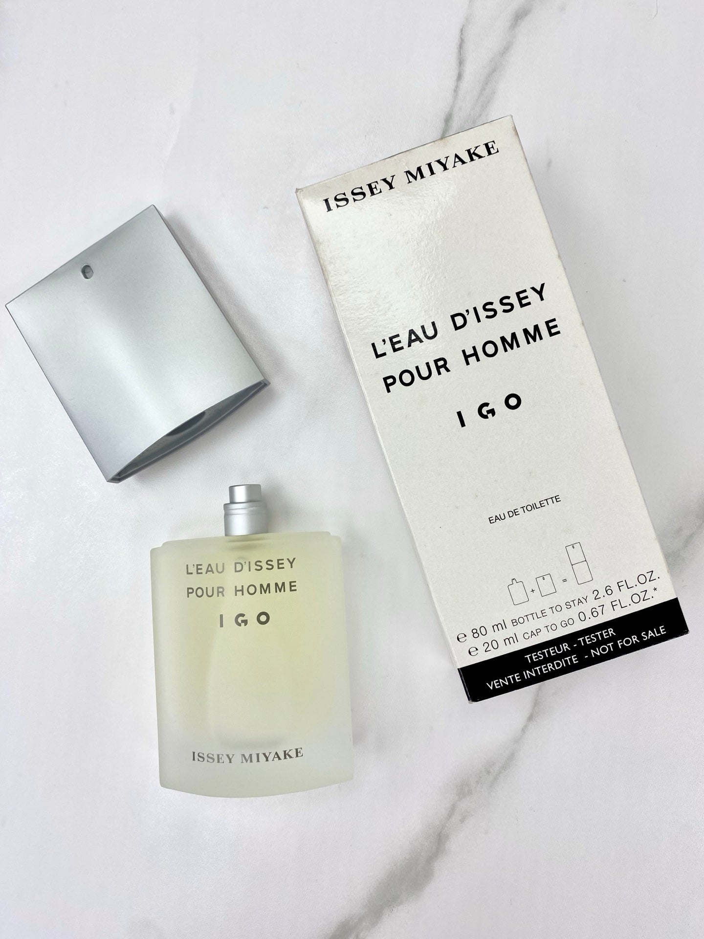 供應商現貨🌸免稅正品 Issey Miyake L’eau D’issey Pour Homme IGO Eau De Toilette 三宅一生一生之水IGO 男士淡香水 (香水 80ml+瓶蓋小香 20ml)🌟簡裝 | 預訂 逢星期一，三返倉執貨 其後約3-5個工作天寄出
