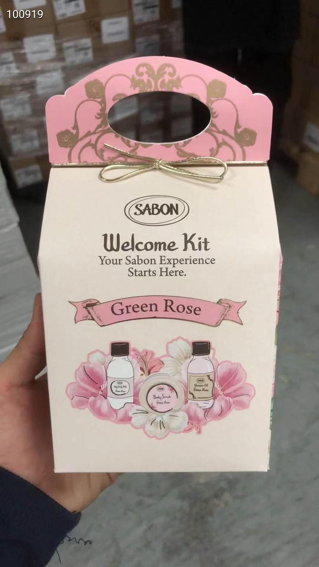 供應商現貨🌸免稅正品 Sabon Green Rose Welcome Kit 翠綠玫瑰身體護理套裝 | 預訂 逢星期一，三返倉執貨 其後約3-5個工作天寄出