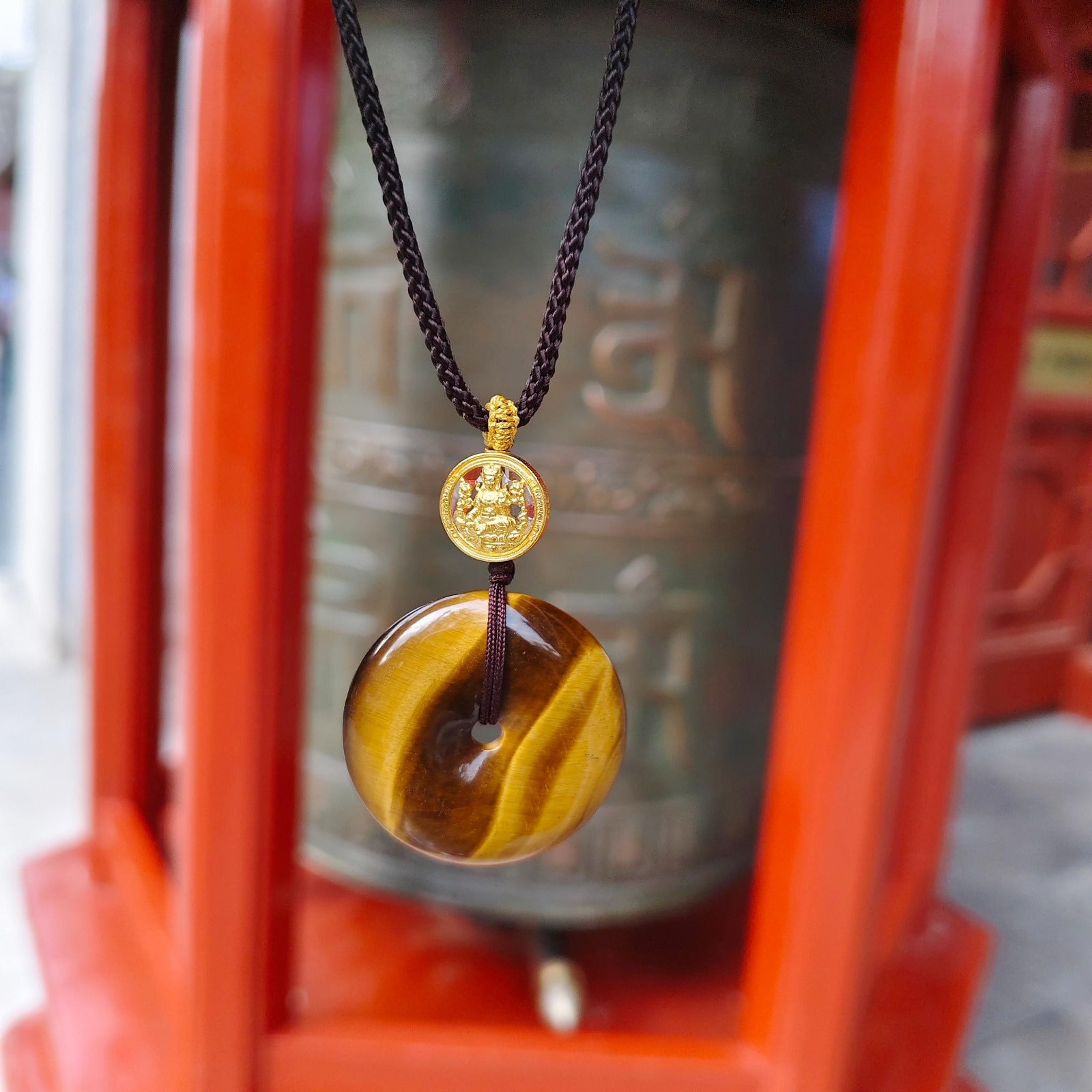 🌸❤️🔥雍和宮快閃❤️🔥雍和宮虎眼石綠度母平安頸鏈（包開光） | 預訂 請先查詢貨期