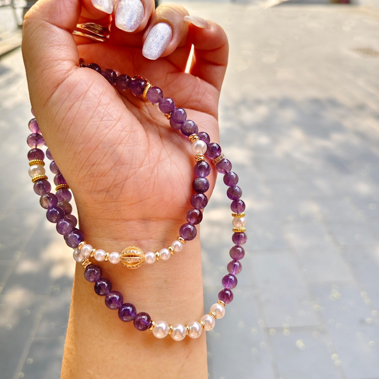 🌸❤️🔥雍和宮快閃❤️🔥雍和宮吉祥紫水晶頸鏈（包開光）| 預訂 請先查詢貨期