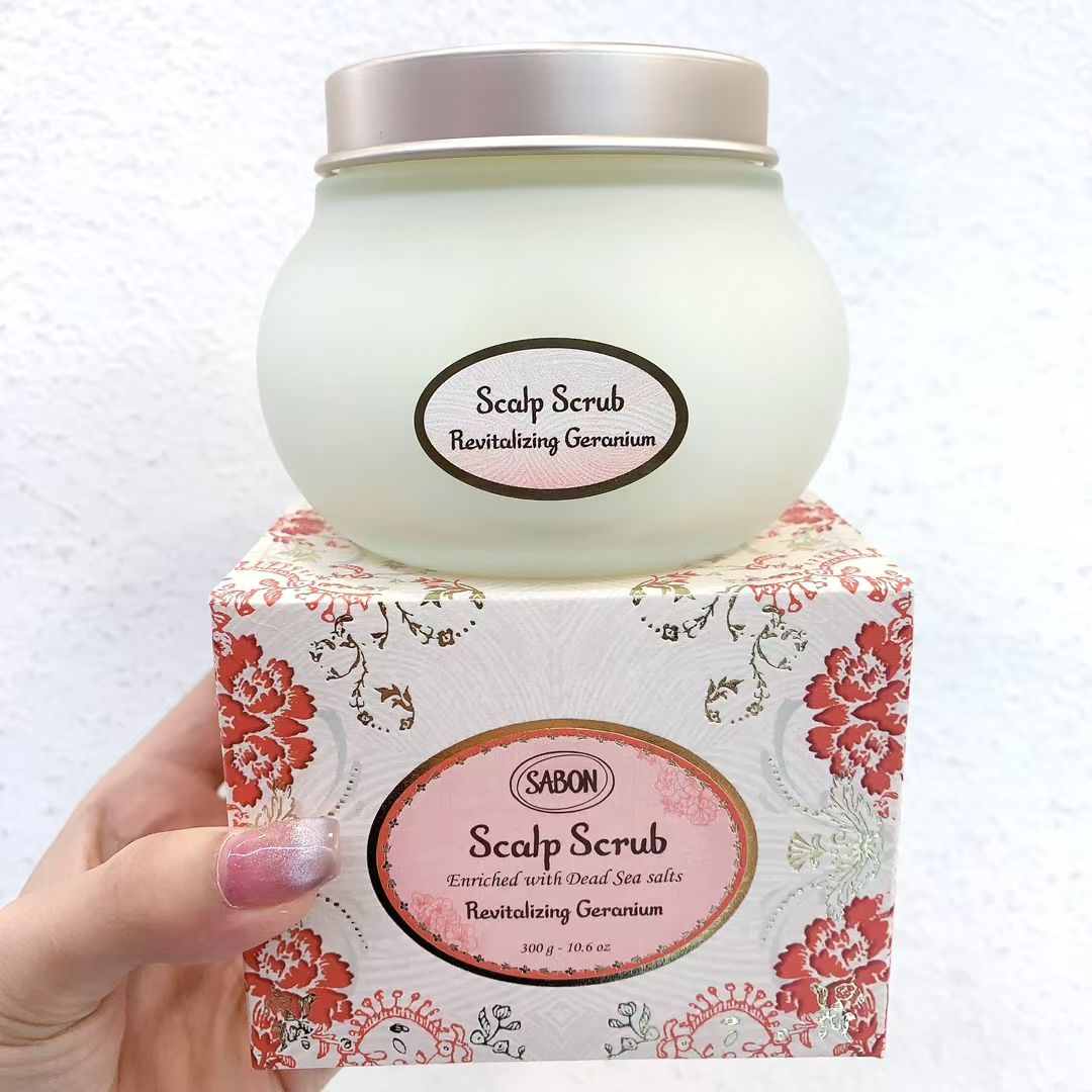 供應商現貨🌸免稅正品 Sabon以色列活力天竺葵頭皮磨砂膏300g | 預訂 逢星期一，三返倉執貨 其後約3-5個工作天寄出