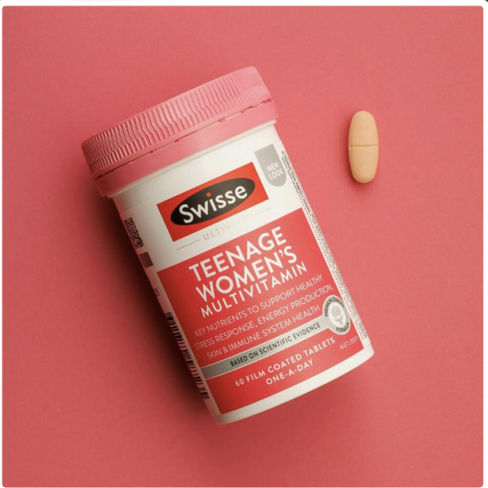 供應商現貨🌸Swisse 青少年男士複合維生素 60 片 / Swisse 青少年女性多元維他命 60粒裝 | 預訂 逢星期一，三返倉執貨 其後約3-5個工作天寄出