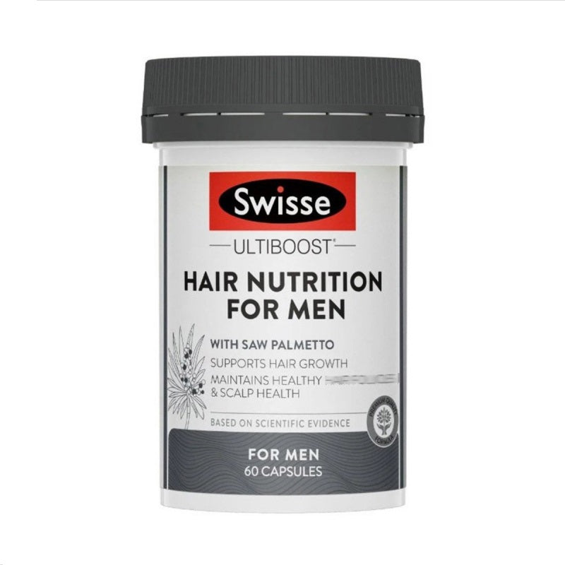 供應商現貨🌸Swisse – Ultiboost 男士養髮營養膠囊 60粒 | 預訂 逢星期一，三返倉執貨 其後約3-5個工作天寄出