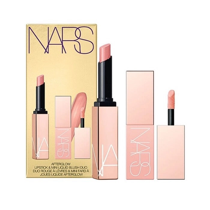 供應商現貨🌸免稅正品 NARS粉金口紅腮紅中樣兩件套 | 預訂 逢星期一，三返倉執貨 其後約3-5個工作天寄出