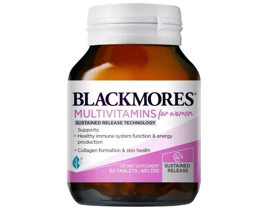 供應商現貨🌸Blackmores® 女性多種維生素60粒 | 預訂 逢星期一，三返倉執貨 其後約3-5個工作天寄出