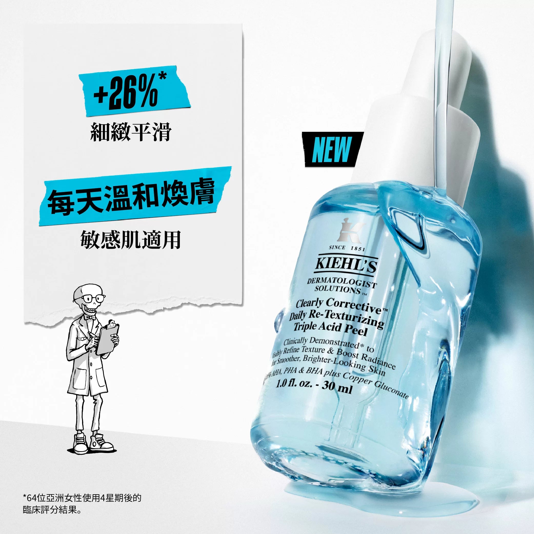 供應商現貨 新品數量有限 賣曬就冇🌸免稅正品 Kiehl's科顏氏新品 溜溜瓶精華50ml | 預訂 逢星期一，三返倉執貨 其後約3-5個工作天寄出