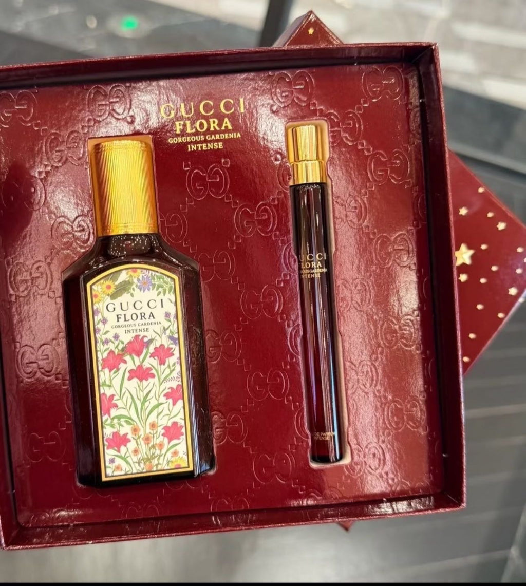 供應商現貨🌸免稅正品 2025聖誕🎅Gucci古馳綺夢馥梔兩件套 綺夢馥梔50ml+綺夢馥梔10ml聖誕套盒🌌🌌 | 預訂 逢星期一，三返倉執貨 其後約3-5個工作天寄出