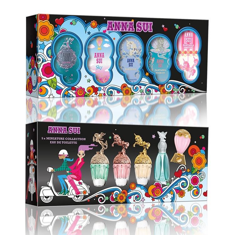 供應商現貨 只有100幾盒 賣哂就無‼️🌸❤️🔥必搶快閃價❤️🔥Anna sui女士童話迷你淡香水禮盒套裝（5ml x5) | 預訂 逢星期一，三返倉執貨 其後約3-5個工作天寄出