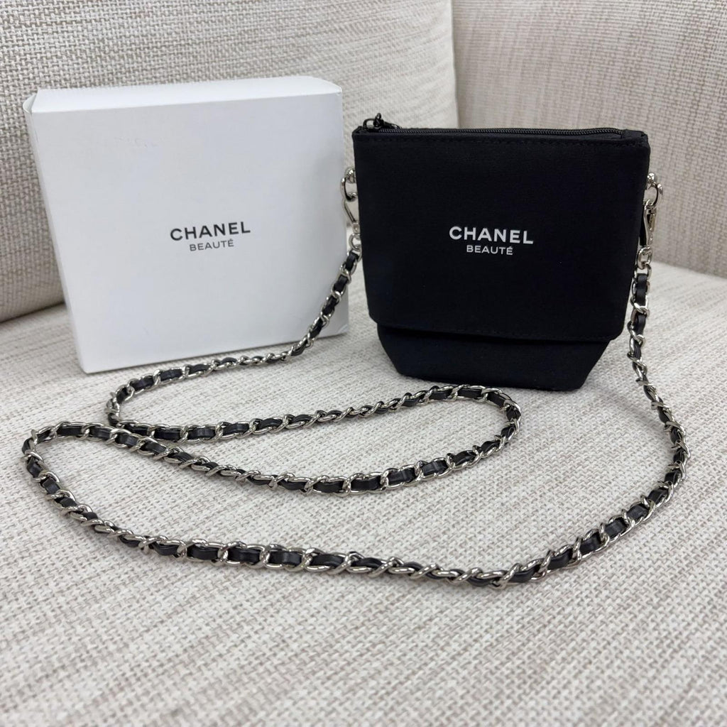 供應商現貨 只有30個🌸🔥🔥極難返貨🌟🌟CHANEL Beauté最新款申縮化妝袋（包安裝連120cm鏈） | 預訂 逢星期一，三返倉執貨 其後約3-5個工作天寄出