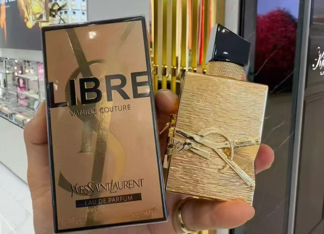 供應商現貨🌸免稅正品 YSL聖羅蘭自由之水聖誕限定鎏金版50ml濃香 | 預訂 逢星期一，三返倉執貨 其後約3-5個工作天寄出