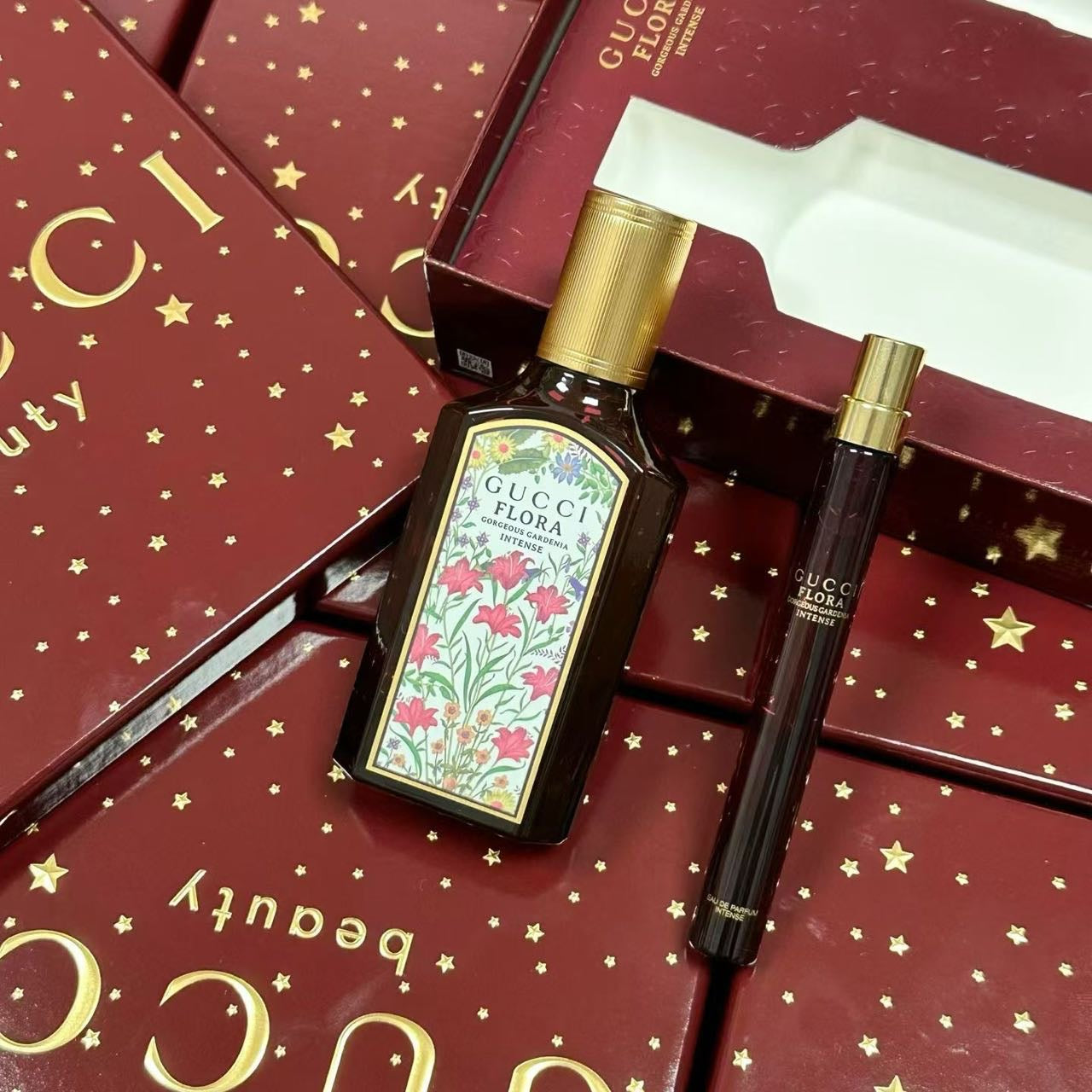 供應商現貨🌸免稅正品 GUCCI古馳綺夢馥梔香水兩件套聖誕限定禮盒50ml➕10ml❤ | 預訂 逢星期一，三返倉執貨 其後約3-5個工作天寄出